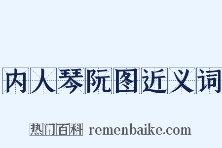 内人琴阮图近义词是什么意思的图片